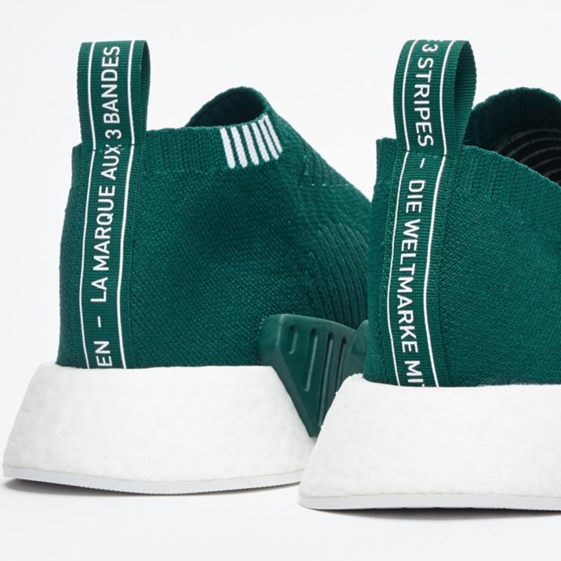 Adidas nmd 3 bandes green hotsell